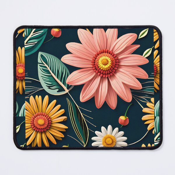 Item preview, Retro floral design designed and sold by Kingrocker.