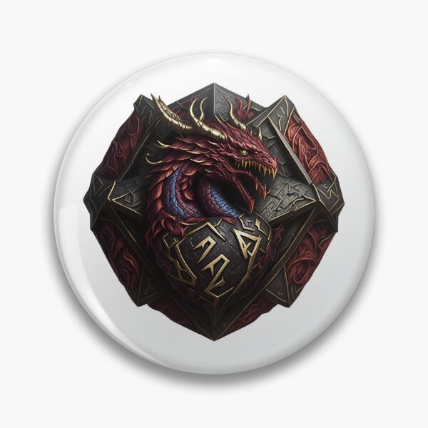 Item preview, Dnd dice emblem #44 designed and sold by PrintDesignFlow.