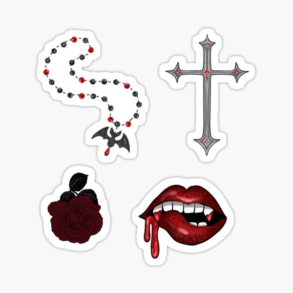 Item preview, VAMPIRE STICKER PACK  designed and sold by SweetCoffin.
