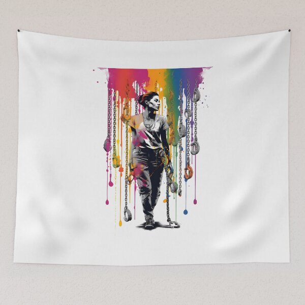 Item preview, Unchained LGBTQIA+, Queer, Homo, Trans, LGBT Pride designed and sold by CharlesWuD.
