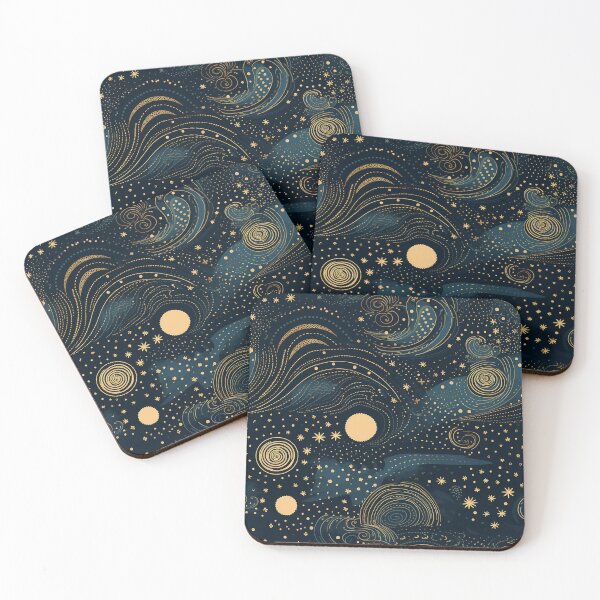Item preview, Dazzle in the Night: Make a Stellar Statement with Our Exquisite 'Starry Night' Pattern! designed and sold by PixelPusherArt.