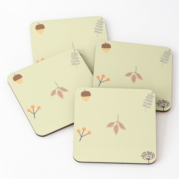Item preview, Acorn and leaves pattern designed and sold by tetibright.