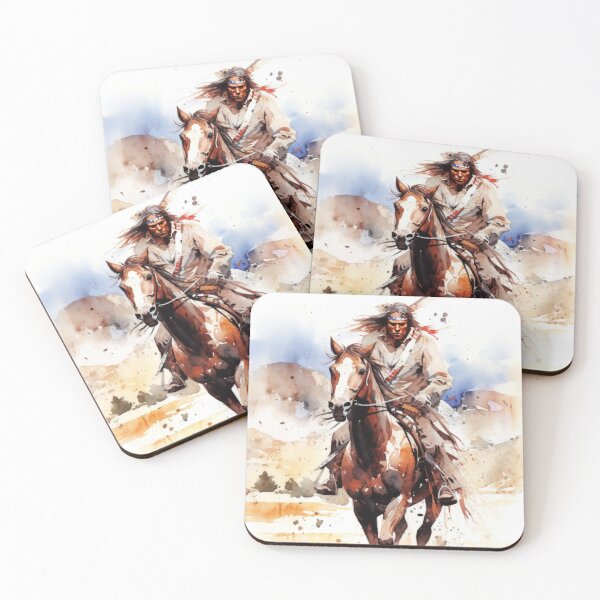 Item preview, Riding Across the Prairie: Native American Warrior in the Wild West designed and sold by Piotrek0001.