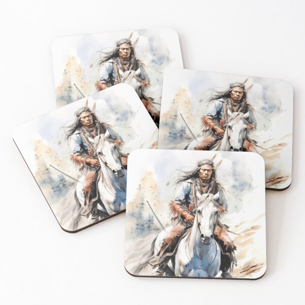 Item preview, Riding Across the Prairie: Native American Warrior in the Wild West designed and sold by Piotrek0001.