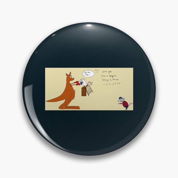 Item preview, Rocky Mouse Boxing a Kangaroo designed and sold by ataravilla33.