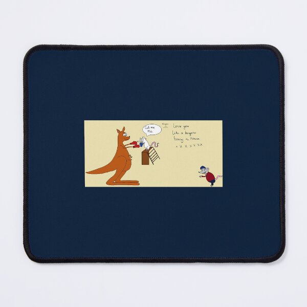Item preview, Rocky Mouse Boxing a Kangaroo designed and sold by ataravilla33.
