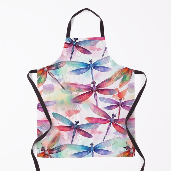 Item preview, Watercolour Dragonflies Seamless Pattern designed and sold by PatternStudios.