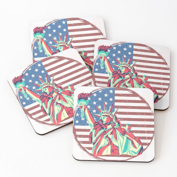 Item preview, flag and lady liberty vintage 4th july designed and sold by TOGETHERINSIEME.