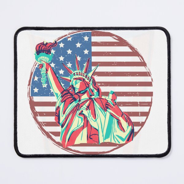 Item preview, flag and lady liberty vintage 4th july designed and sold by TOGETHERINSIEME.