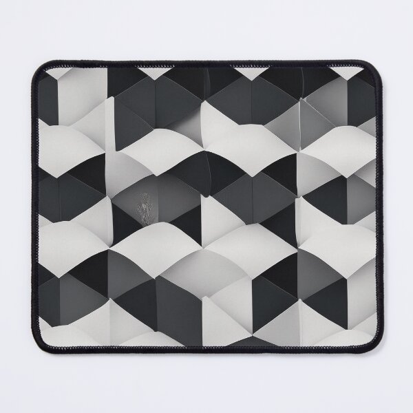 Item preview, Minimalist black and white pattern designed and sold by Flauntra.