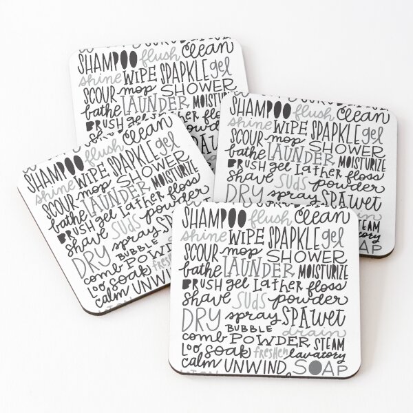 Item preview, Bathroom typography  designed and sold by molly mattin.