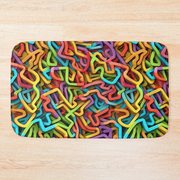 Item preview, Colorful 3D Art with Intricate Patterning designed and sold by GiveMeMood.