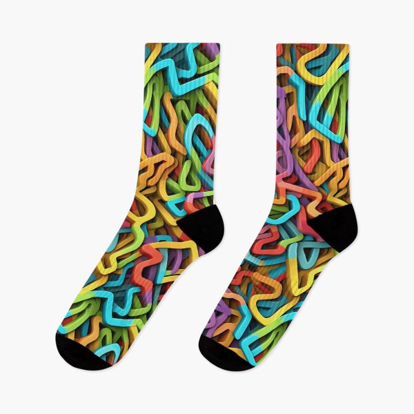 Item preview, Colorful 3D Art with Intricate Patterning designed and sold by GiveMeMood.