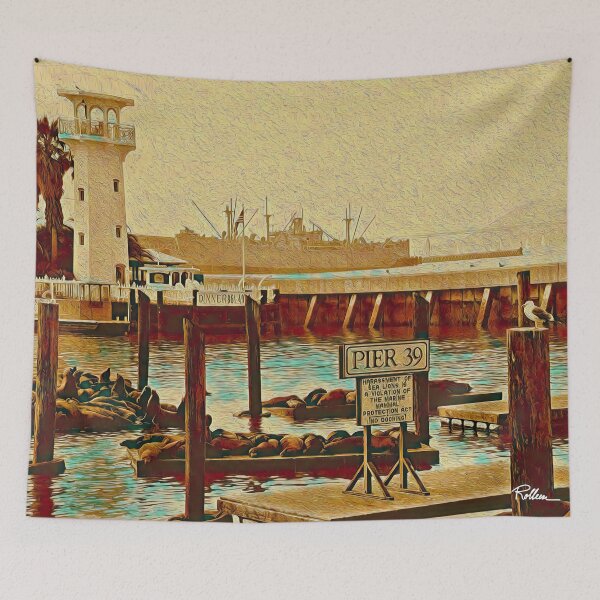 Item preview, PIER 39 designed and sold by ArtbyRolleen.
