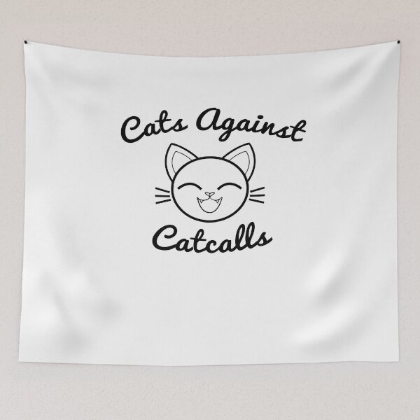 Item preview, Cats Against Catcalls V2 designed and sold by TeeTimeGuys.