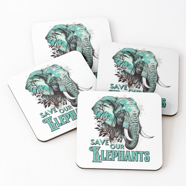 Item preview, Save our elephants designed and sold by addict2reading.