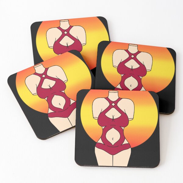 Item preview, Woman Hourglass Figure - Red Burgundy Swimsuit designed and sold by Decaying-corpse.