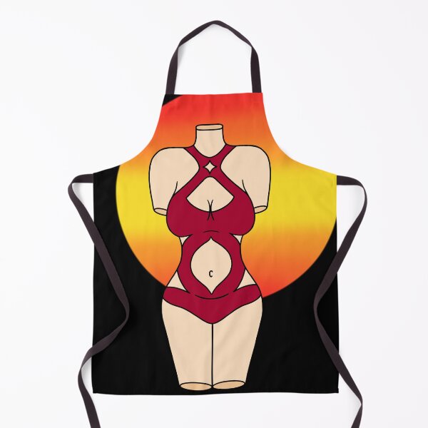 Item preview, Woman Hourglass Figure - Red Burgundy Swimsuit designed and sold by Decaying-corpse.