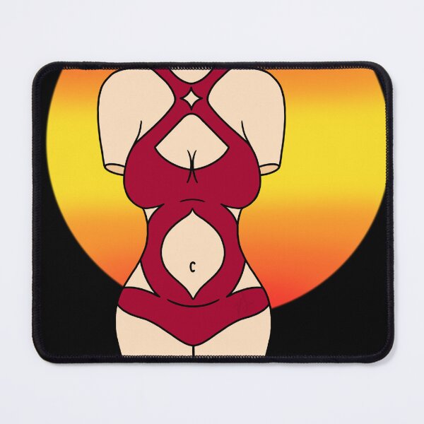 Item preview, Woman Hourglass Figure - Red Burgundy Swimsuit designed and sold by Decaying-corpse.