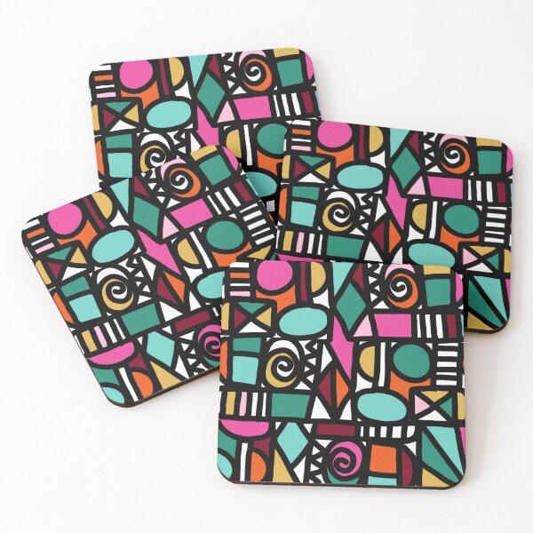 Item preview, Abstract vintage retro art designed and sold by molly mattin.