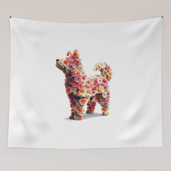 Item preview, flower dog designed and sold by miguel-ozz.