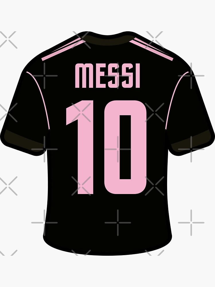 Barcelona Official FC 2021 Messi Number 10 Away Shirt Black