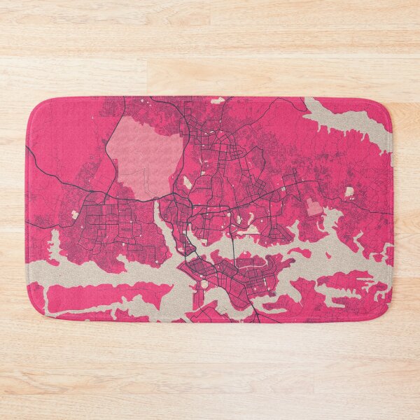 Item preview, Abidjan City Map of Côte d'Ivoire  - Blossom designed and sold by deMAP.