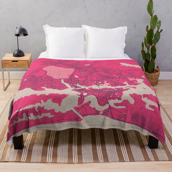 Item preview, Abidjan City Map of Côte d'Ivoire  - Blossom designed and sold by deMAP.