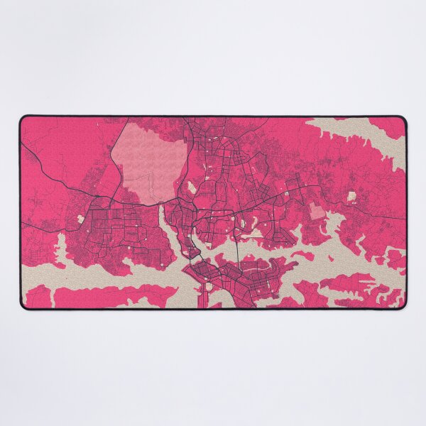 Item preview, Abidjan City Map of Côte d'Ivoire - Blossom designed and sold by deMAP.