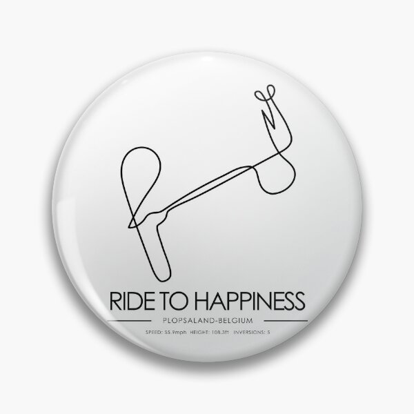 Item preview, Ride To Happiness Minimalistic Rollercoaster Layout designed and sold by Aestheticoasters.