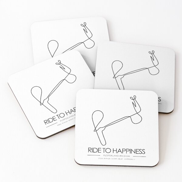 Item preview, Ride To Happiness Minimalistic Rollercoaster Layout designed and sold by Aestheticoasters.