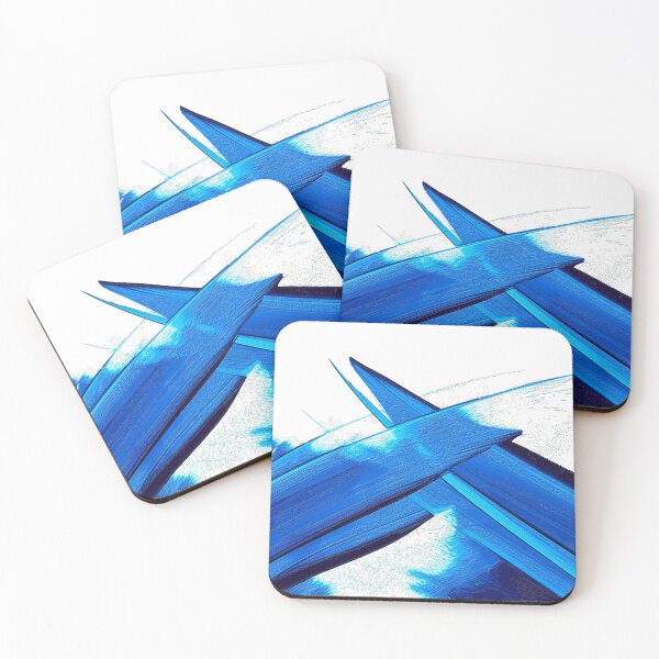 Item preview, 1 Blue And White Abstract Modern Art Water Tight 4 designed and sold by Sharon Cummings Art.