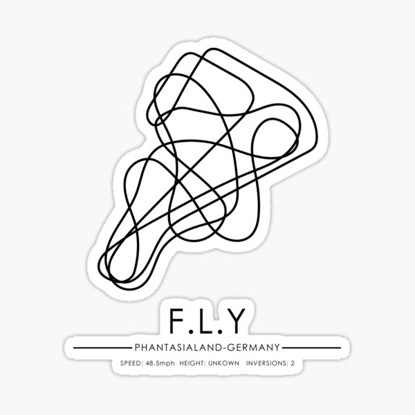 Item preview, F.L.Y Minimalistic Rollercoaster Layout designed and sold by Aestheticoasters.