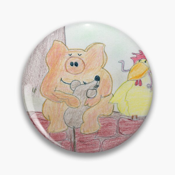 Item preview, Pig, rooster and mouse  designed and sold by homemadecreate.