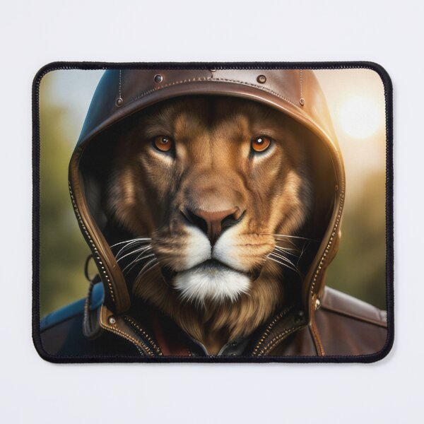 Item preview, Lion with Leather Hood designed and sold by Reunimage.