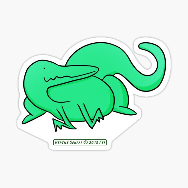 Reptile Senpai S02E06 Sticker
