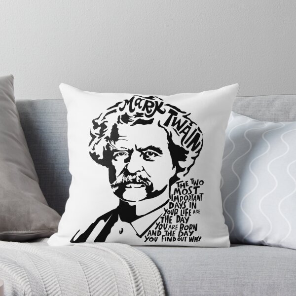 Item preview, Twain quote typography designed and sold by molly mattin.