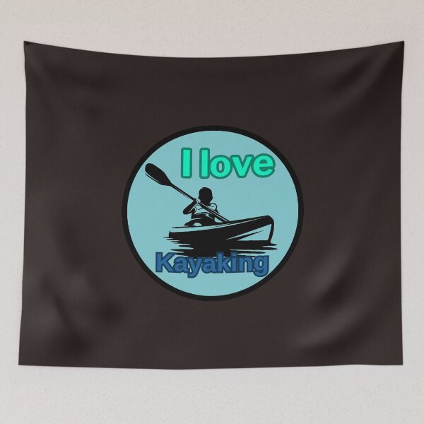 Item preview, I Love Kayaking designed and sold by MYstoreDARK99.