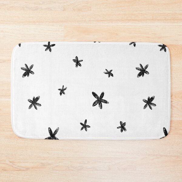 Item preview, Floral abstract flower minimal simple cute pattern designed and sold by Yana Mustafina | Boho Soulful Designs.