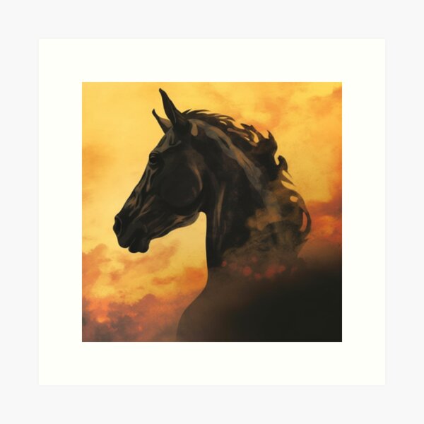 Item preview, Black Horse Head designed and sold by shanessie6.