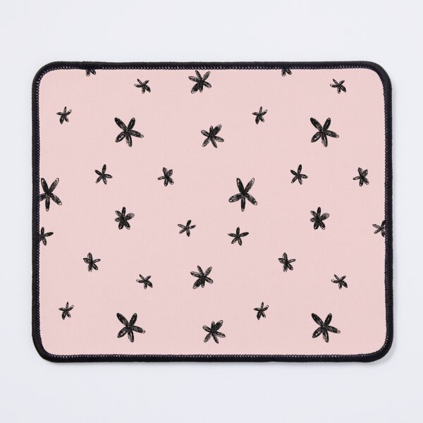 Item preview, Floral abstract flower minimal simple pink pattern designed and sold by Yana Mustafina | Boho Soulful Designs.