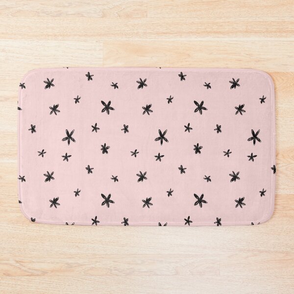 Item preview, Floral abstract flower minimal simple pink pattern designed and sold by Yana Mustafina | Boho Soulful Designs.