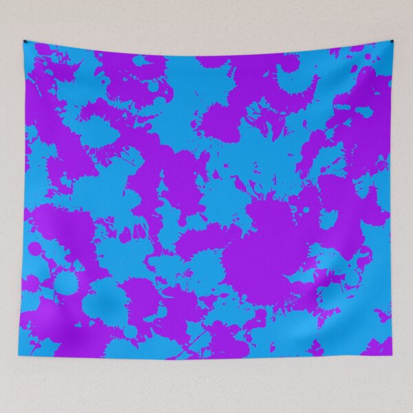 Item preview, Purple and Blue Paint Splatter designed and sold by BigTexFunkadelic.