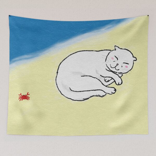 Item preview, a CatNap on the beach designed and sold by kittybutor.