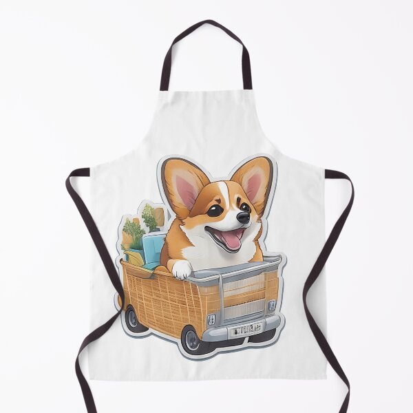 Item preview, Corgi in car shopping designed and sold by BiimAnimal.