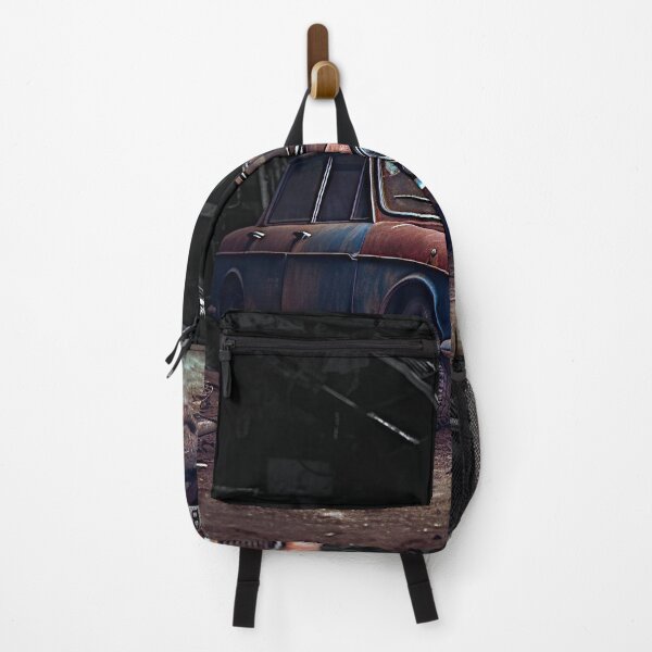 Item preview, Abandoned Rusting Vintage Car - Liminal Space Concept Art designed and sold by liminal-concept.