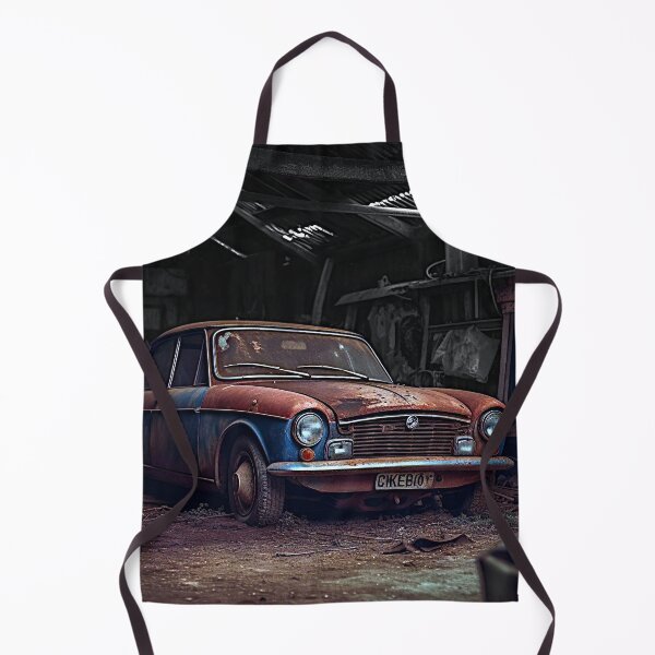 Item preview, Abandoned Rusting Vintage Car - Liminal Space Concept Art designed and sold by liminal-concept.
