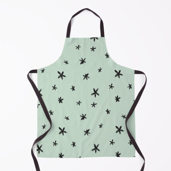 Item preview, Floral abstract flower minimal simple mint pattern designed and sold by Yana Mustafina | Boho Soulful Designs.