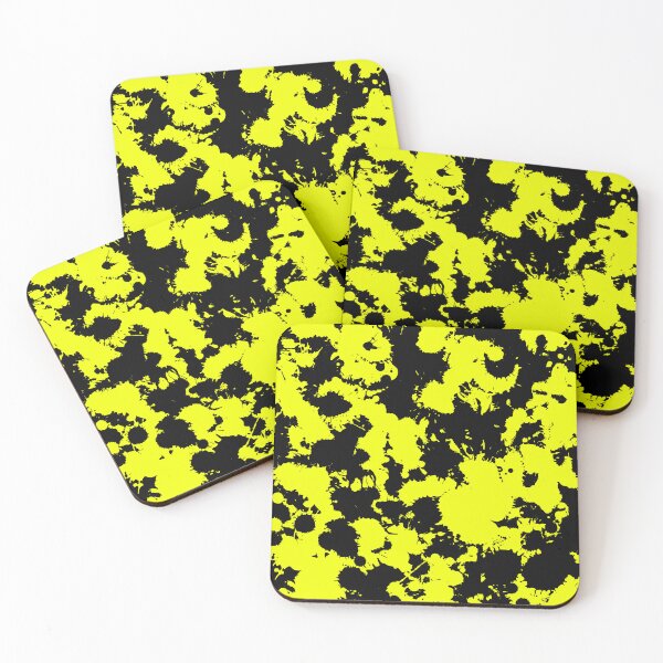 Item preview, Yellow and Black Paint Splatter designed and sold by BigTexFunkadelic.