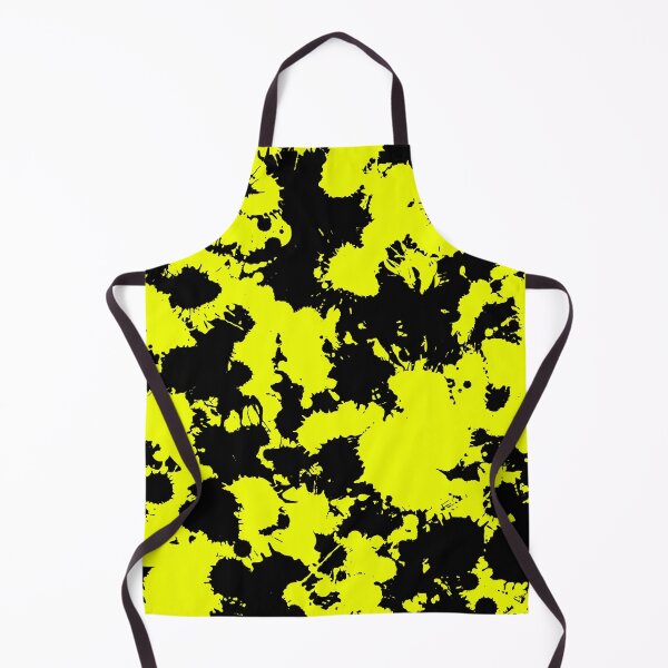 Item preview, Yellow and Black Paint Splatter designed and sold by BigTexFunkadelic.